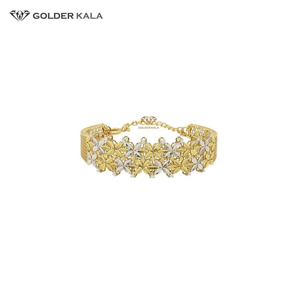 دستبند طلا زنانه النگویی کد 1412
