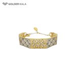 دستبند طلا لاکچری زنانه با طرح عربی