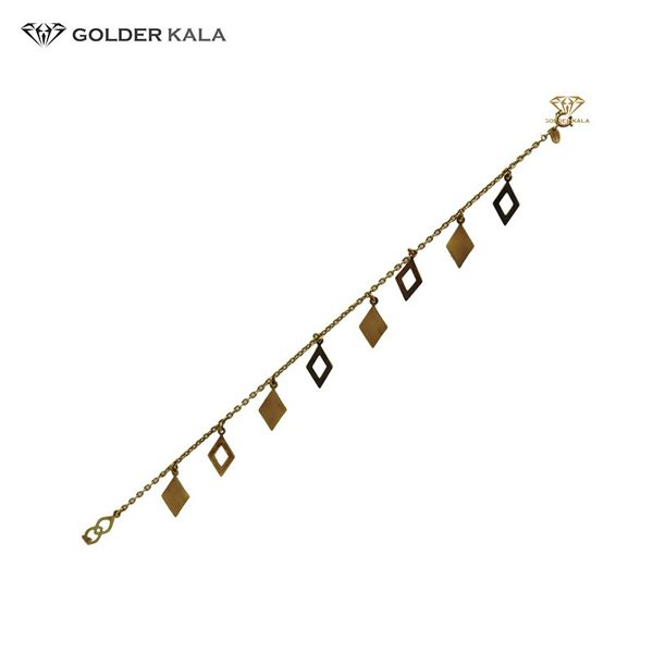 دستبند طلا زنجیری کد 1385