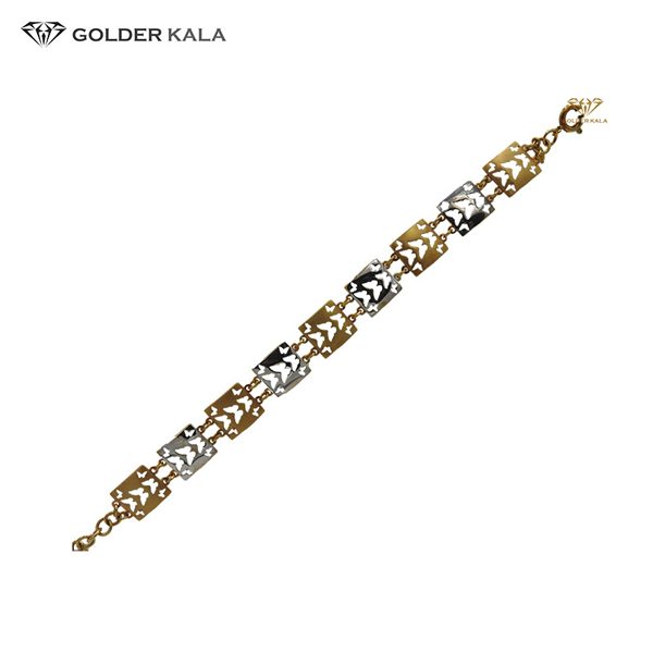 دستبند طلا طرح پروانه کد 1706