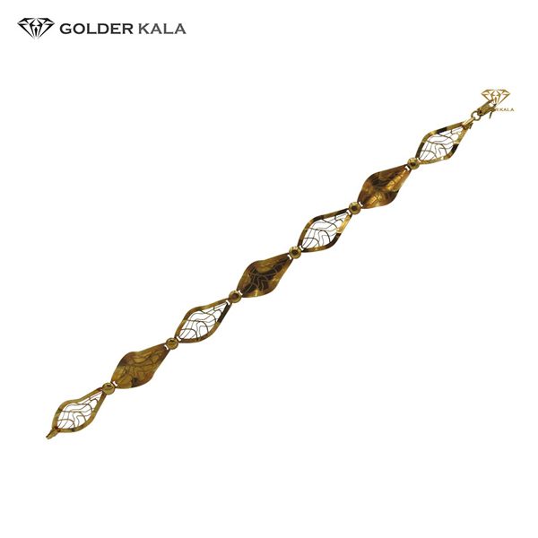 دستبند طلا لوزی کد 1636
