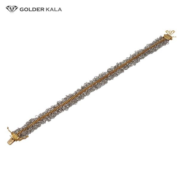 دستبند طلا طرح زنجیری مدل 2091