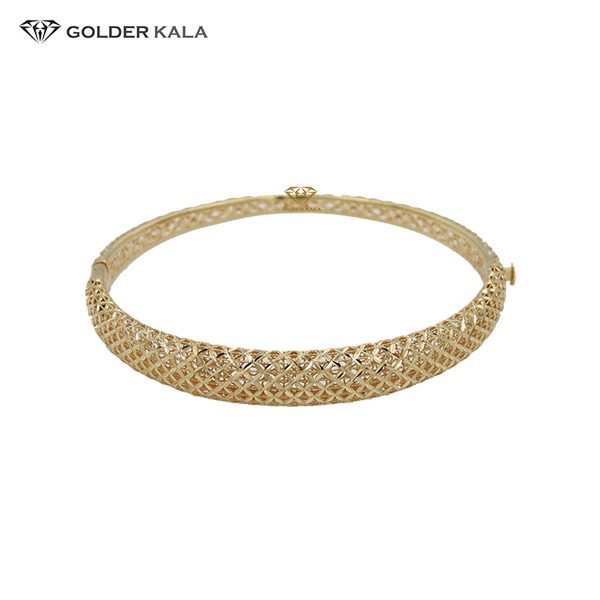 قیمت دستبند طلا پهن نازک مدل 2470