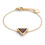 دستبند طلا با طرح مثلث